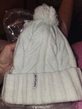 Turtle Fur Emma Beanie With Pom